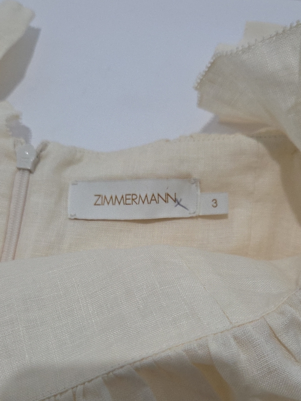 Zimmerman Rosa Ruffle Neck Dress (SZ 3) - Picture 11 of 13